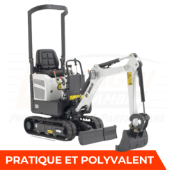 Mini-pelle E08 - Loxagri Lambin Bobcat dans les Hauts de france