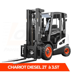 Chariot élevateur 2T - D20S-9  D25S-9  D30S-9  D33S-9  D35C-9 - Loxagri Lambin Bobcat dans les Hauts de france